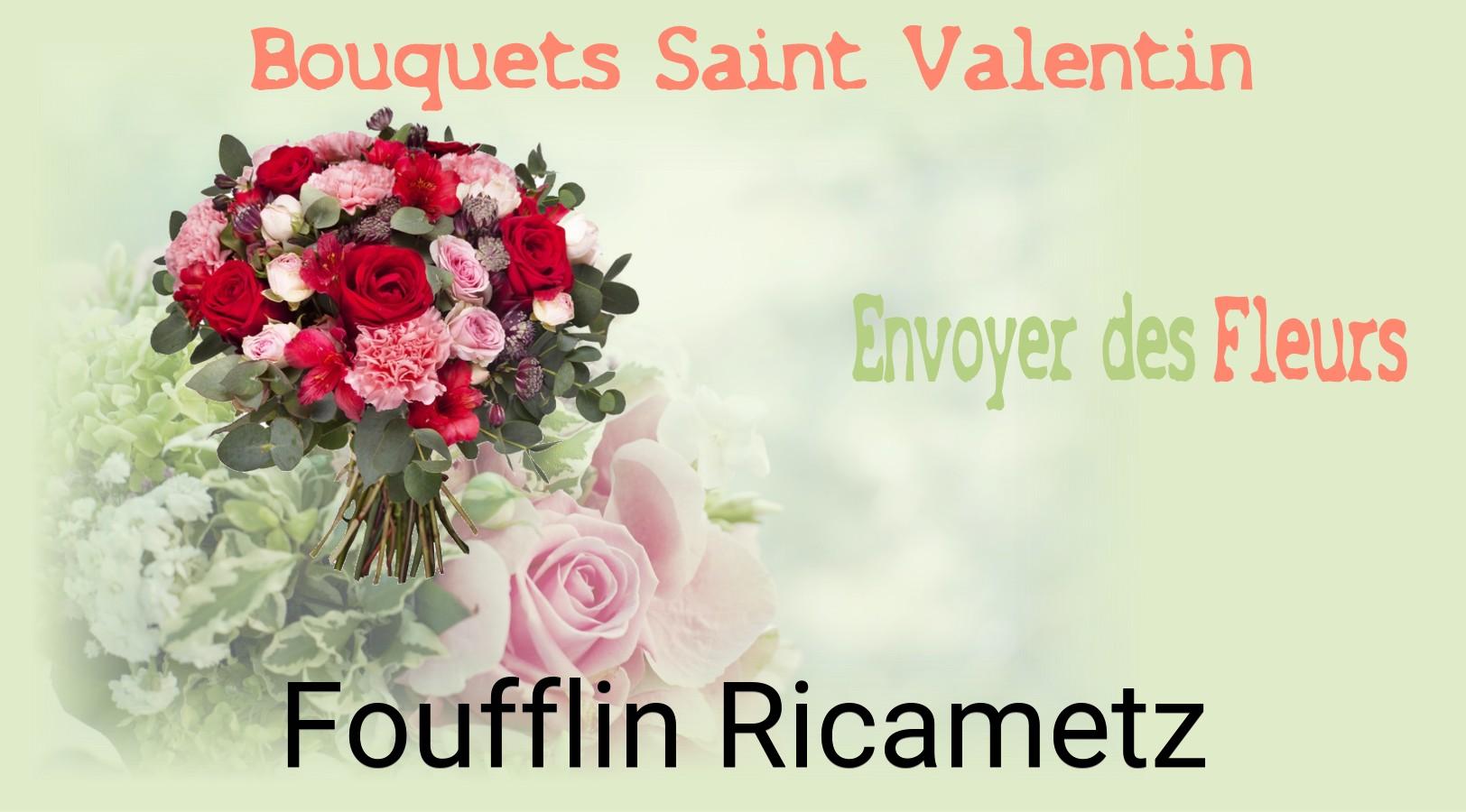 Roses de Saint-Valentin livrées à Foufflin-Ricametz